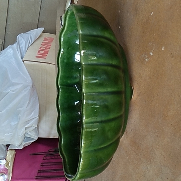 Vintage Other - Vintage green 1970s #707 Pottery succulent planter